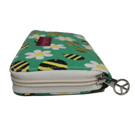 bungalow 360 Zip Around Wallet, Bumble Bee, Medium, Zippered Wallet