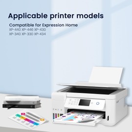 Hookink Remanufactured 288XL 288 Ink Cartridges Replacement for Epson 288 288XL Ink Cartridges Combo Pack Work with Expression Home XP-440 XP-330 XP-340 XP-430 XP-434 (2 Black/Cyan/Magenta/Yellow)
