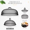 5 Pcs Metal Mesh Food Cover for Outdoors Include 18.5