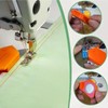 2PCS Magnetic Seam Guide for Sewing Machine,Polygonal Hemmer Guide with
