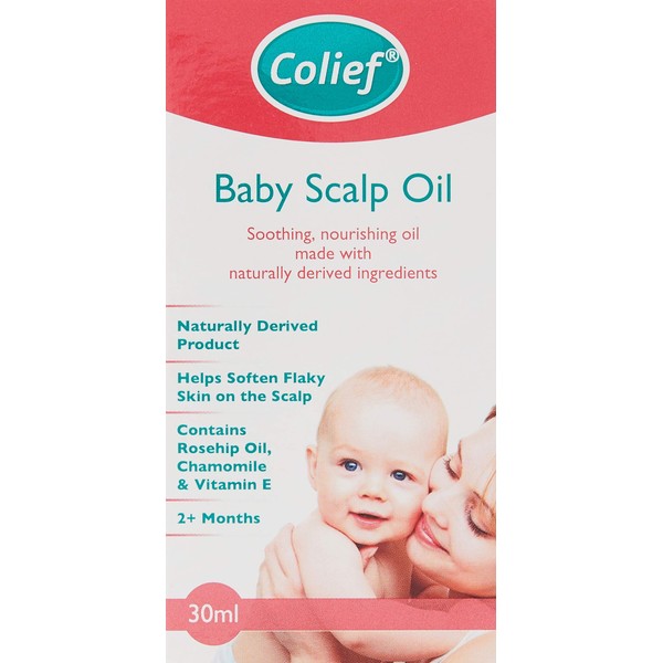 Colief Baby Scalp Oil | Soothing Moisturizing Oil for Babies Scalp and Skin | Preventative of Itchy, Flaky, Dry, Damaged Skin on Infants | With Rosehip Oil, Chamomile and Vitamin E | 1.01 Fl. Oz