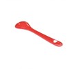 Albedel Red 6 pcs Porcelain Egg Spoons Ceramic Spoons 4.7
