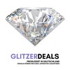 Glitzerdeals Iron-On Transfer Glitter Pirate Set of 2 Skull Silver