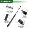 Motoforti Universal Lift Supports Struts Gas Spring 17inch/430mm 30lb/135N/13.5kg Black