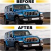 Sidi Led Front Grill Grille Lights for 2024 2025 Jeep