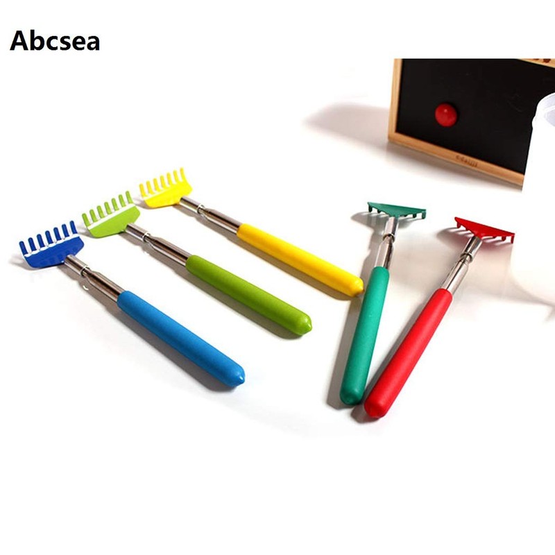 Abcsea Telescope Stainless Steel Back Scratcher Scratch Hand Back Scratcher