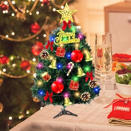 Christmas Tree, Artificial Christmas Tree, LED Christmas Tree, 30 cm Small Christmas Tree, Christmas Decoration, Christmas Decoration Table, Mini Christmas Tree, Christmas Table Decoration