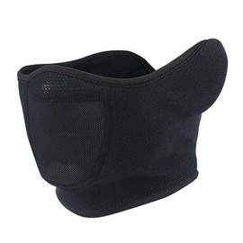 TDR Black Washable Unisex Protective Reusable Mouth Half Face Mask for Motorcycle, Cycling, Sporting, Paintball, Outdoor Activities, Tactical Use