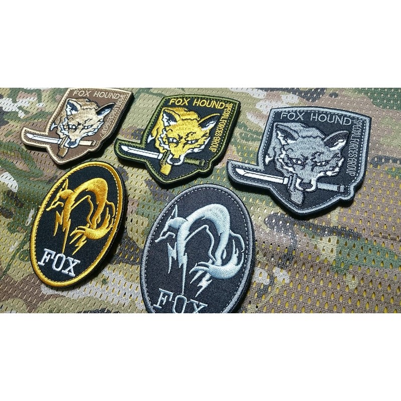 PHOENIX IKKI Metal Gear Fox Hound Military Cosplay Airsoft Embroidery