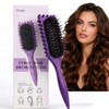 Cepillo para cabello rizado para mujeres,Curly hair brush (Morado)