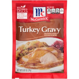 McCormick Turkey Gravy Mix, 0.87 oz (Pack of 24)