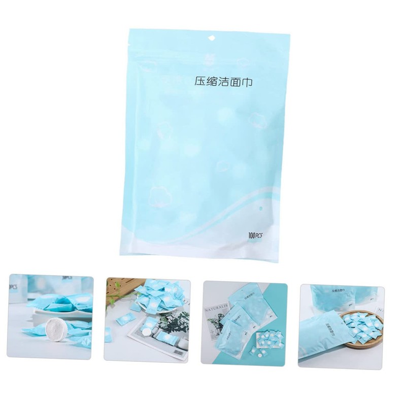 FOMIYES Compress Towel Wipes Pack of Absorbent Non-woven Facial Towels