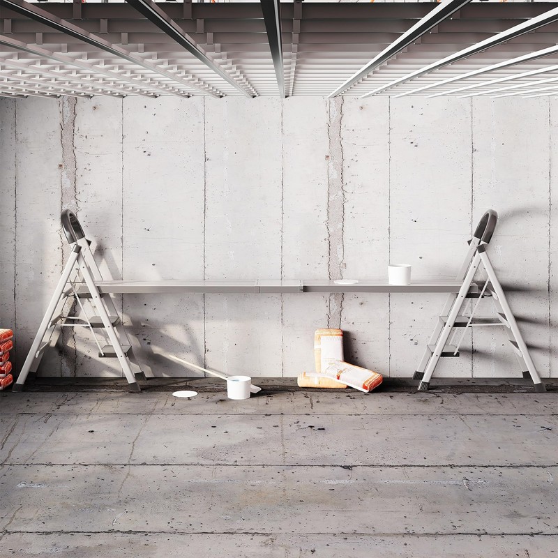 6-9 Ft Aluminum Work Plank Adjustable Platform 440lbs Capacity Scaffold