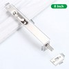 8 Inch Stainless Steel Concealed Door Lock Flush Slide Latch