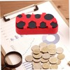 DOITOOL Creative Coin Holder Storage Box Portable Coin Storage Case