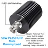 Sousery 50W PL259 UHF Male Dummy Load,DC-520MHz,50 Ohm