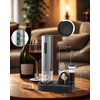 CIRCLE JOY 6-in-1 Electric Wine Opener Set Rechargeable Stainless Steel