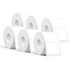 SUPVAN T50M Series Label Maker Tape, 6 Rolls 1.57'' ×