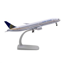 Bswath Model Airplane 1:300 United Airlines Boeing 787 Model Plane Metal Alloy Model for Gift and Decoration