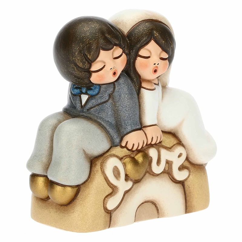 THUN - Couple of small bride and gro