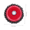 GLEAVI Heavy Duty Carbon Steel Wire Brush for Grinder Wire