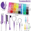 Triko Ligas para el Cabello, 2000 Piezas Bandas Elásticas para
