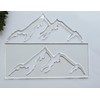 Mountain Range Router Template,Acrylic Router Template,Charcuterie Board Template for Woodworking&Craft