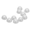 10pcs Sound Amplifier Closed Domes Single Layer Double Hole Silicone