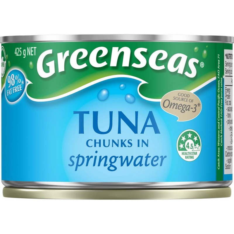Greenseas Tuna Chunks in Springwater Canned Fish Canned Tuna 425g