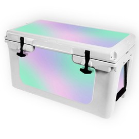 MightySkins (Cooler Not Included) Skin Compatible with RTIC 45 Cooler (2017 Model) - Cotton Candy | Protective, Durable, and Unique Vinyl Decal wrap Cover | Easy to Apply | Made in The USA