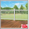 Fiberon Armorguard Classic White Plastic Line Rail Hardware Kit