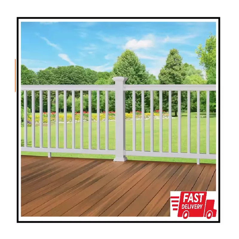 Fiberon Armorguard Classic White Plastic Line Rail Hardware Kit