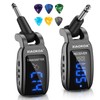 Wireless Guitar System UHF Wireless Transmitter Receiver for Electric Guitar Bass Acoustic