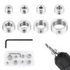 8 Piece Depth Stop Rings Set, Depth Stop for Drills