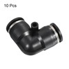 PATIKIL 1/2" Push to Connect Air Line Fitting, 10 Pack