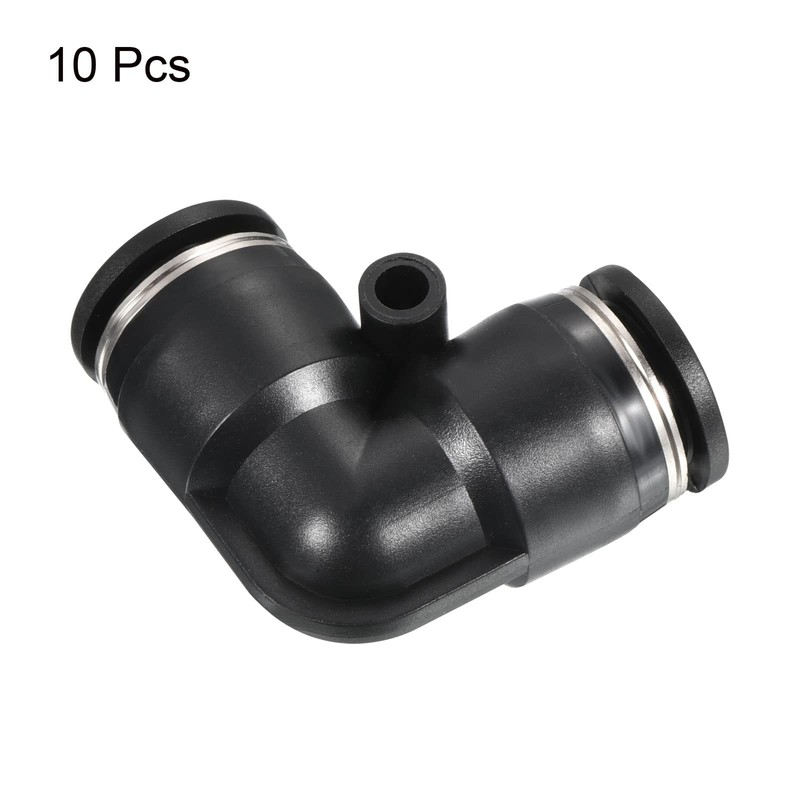 PATIKIL 1/2" Push to Connect Air Line Fitting, 10 Pack
