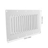 Gatuida Stainless Steel Air Vent Cover Durable Louvered Extractor Fan