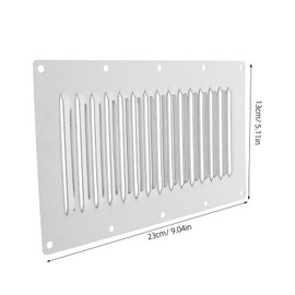 Gatuida Stainless Steel Air Vent Cover Durable Louvered Extractor Fan Outlet Panel for Kitchen Bathroom and HVAC Applications Efficient Airflow Design Wall Mount Duct Grille Vent