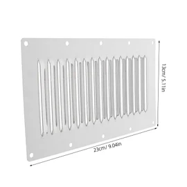 Gatuida Stainless Steel Air Vent Cover Durable Louvered Extractor Fan Outlet Panel for Kitchen Bathroom and HVAC Applications Efficient Airflow Design Wall Mount Duct Grille Vent