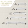 Hally Stainless Steel Shelf 12 x 36 Inches 250 lb,