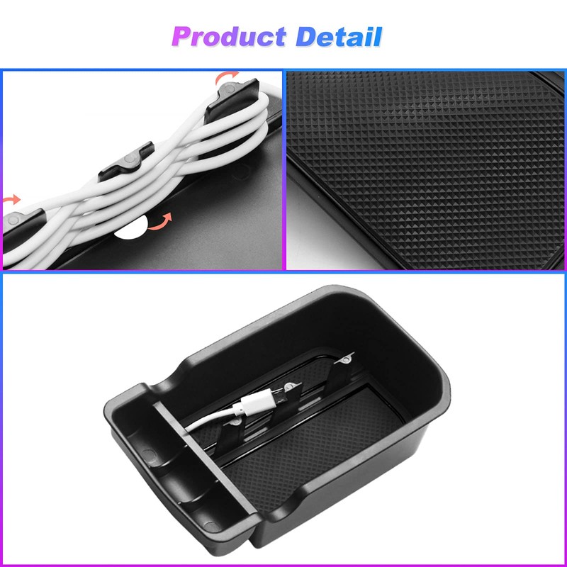 SXCY Center Console Organizer Compatible with 2018-2021 Compass Armrest Console
