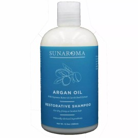 SUNAROMA ARGAN OIL RESTORATIVE SHAMPOO 12.5oz