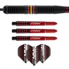 WINMAU Outrage Darts - Steel Tip Coated Brass - Centre
