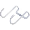 Pchnfei White Multiple Use Narrow Door Hook Over Cabinet Drawer