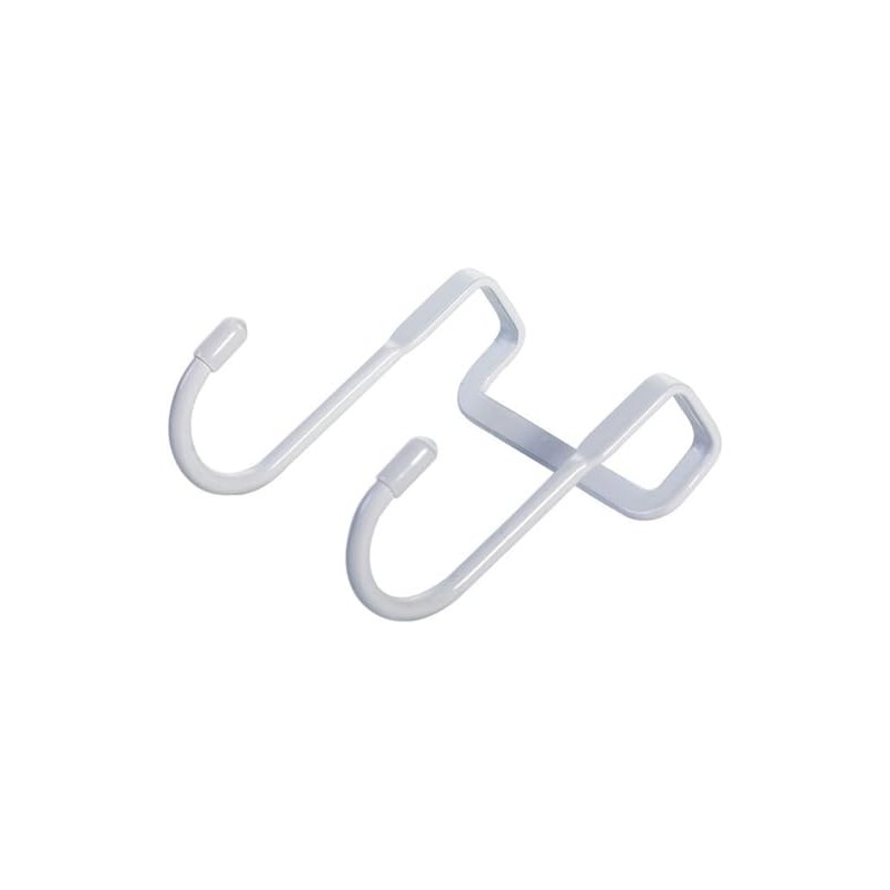 Pchnfei White Multiple Use Narrow Door Hook Over Cabinet Drawer