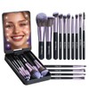 BS-MALL Juego de Brochas de Maquillaje de Viaje, Base, Corrector