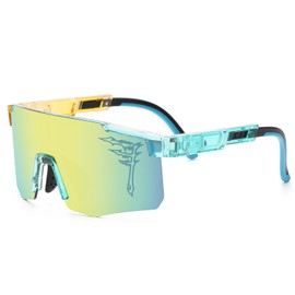 ACEXPNM Kids Sunglasses Youth Baseball Sunglasses UV400 Sports Sun Glasses For Boys Girls Children TR90 Teengers Shades (TY3)