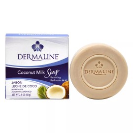 Dermaline Coconut milk soap 2.8 floz w/Free Nail File