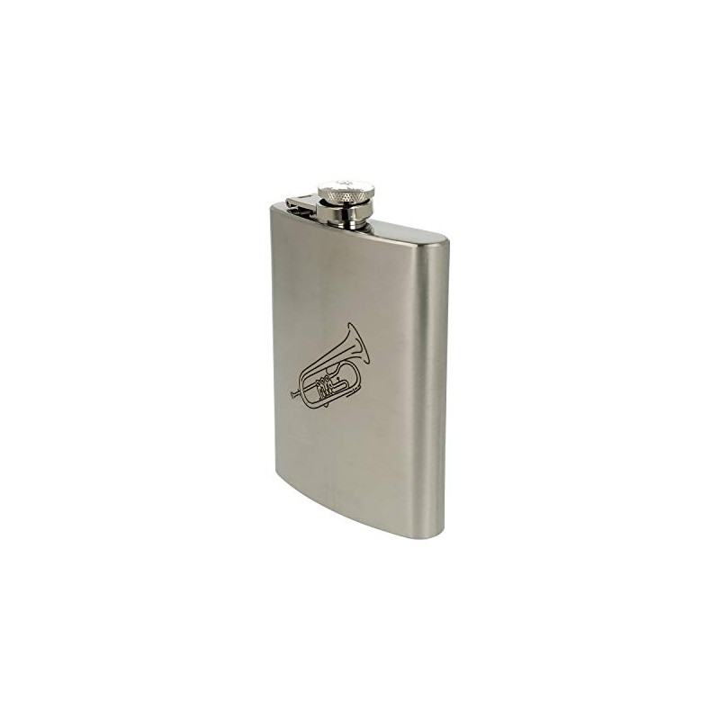 Hip Flask German Flugelhorn - Beautiful Gift for Musicians