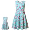 Jxstar Vestidos de Flores a Juego para niñas y muñecas,